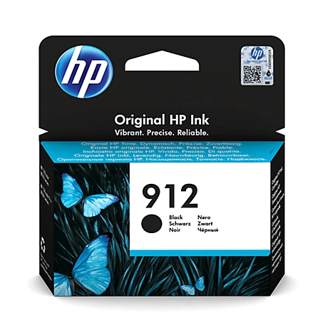 Original HP Tintenpatrone 912, Einzelpack, schwarz