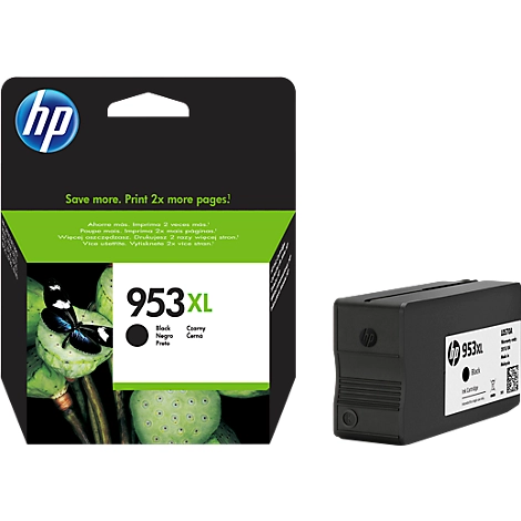 Original HP Tintenpatrone 953XL, Einzelpack, schwarz