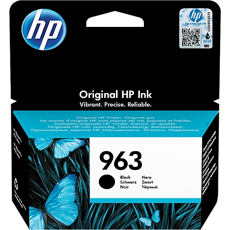 Original HP Tintenpatrone 963, Einzelpack, schwarz