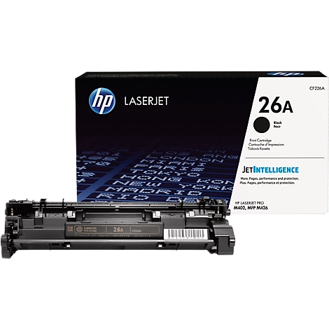 Original HP Toner 26A, Einzelpack, schwarz