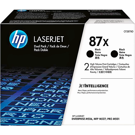 Original HP Toner 87X, Doppelpack, schwarz