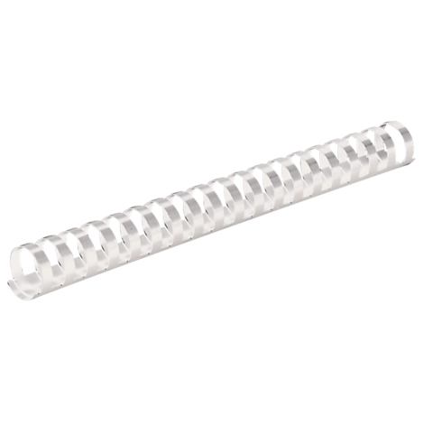 Plastikbinderücken, 19 mm, weiss, 100St.