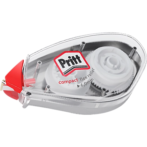 Pritt Compact Flex Korrektur Roller, Push & Pull Funktion, 6 mm Breite