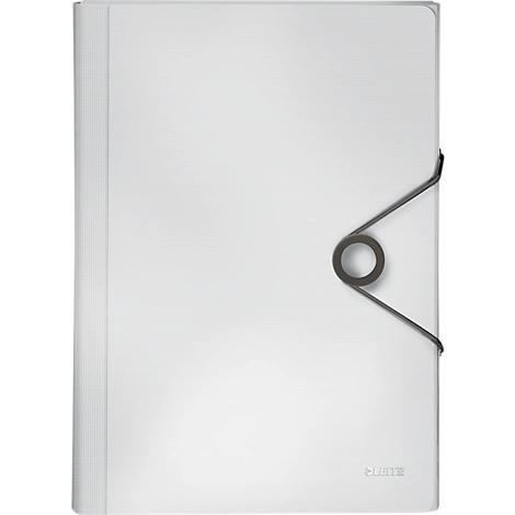 Projektmappe Leitz Solid, 5 Fächer, 1 Zusatzfach, Format DIN A4, weiß