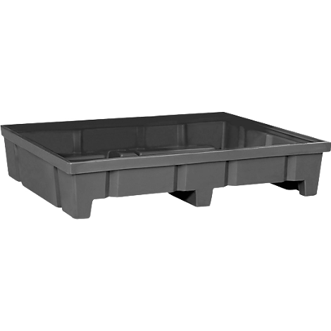 Regalwanne, Polyethylen, unterfahrbar, chemikalienbeständig, Korrosionsschutz, 315 l Volumen