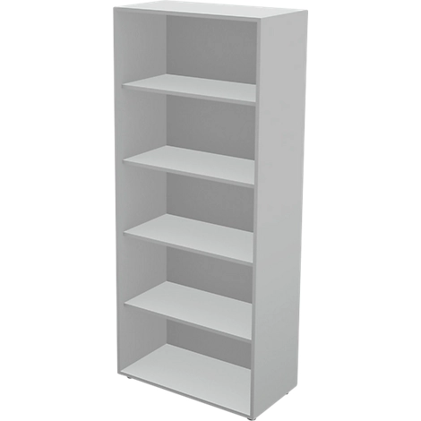 Schäfer Shop Genius Regal TETRIS WALL, 5 Ordnerhöhen, B 800 x T 420 x H 1880 mm, lichtgrau