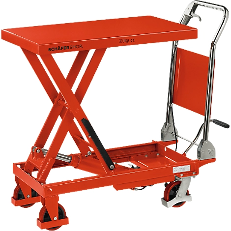 Schäfer Shop Pure Scheren-Hubwagen, Tragkraft 150 kg