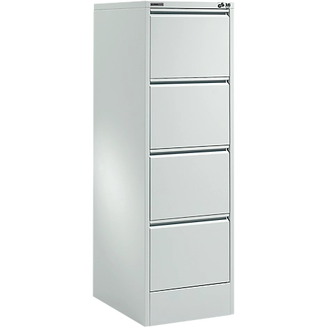 Schäfer Shop Select Hängeregistraturschrank MS iCONOMY, Stahl, 1-bahnig, offener Rahmen, B 425 mm, lichtgrau RAL 7035