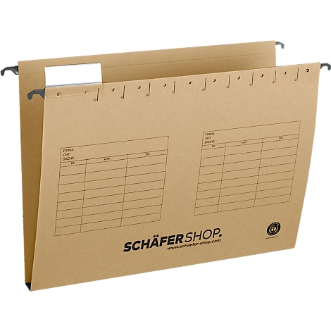 Schäfer Shop Select Hängesammler, Öffnung seitlich, für Formate bis DIN A4, 20 mm Breit