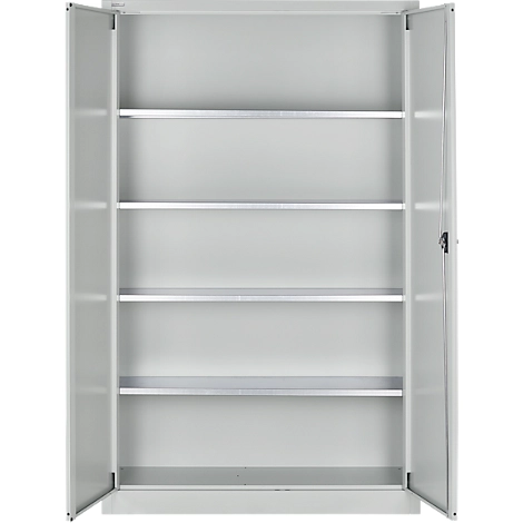 Schäfer Shop Select Materialschrank MSI 2512 S, B 1200 x T 500 x H 1935 mm, lichtgrau/lichtgrau
