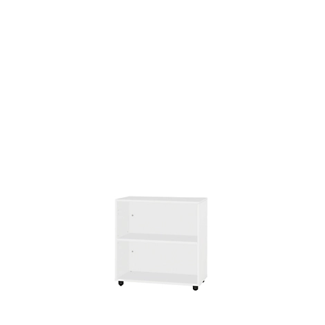 Schäfer Shop Select Regal, B 800 x T 420 x H 788 mm, 2 OH & 1 Fachboden, lichtgrau