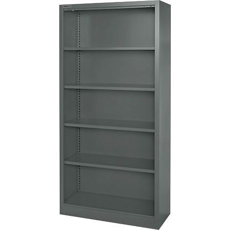 Schäfer Shop Select Stahlregal MS iCOLOUR, 5 Ordnerhöhen, B 950 x T 400 x H 1935 mm, weiß RAL 9003