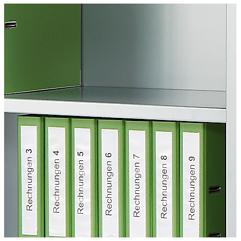 Schäfer Shop Select Zwischenboden, für Schiebetürenschrank, weißaluminium RAL 9006, 1200 x 325 mm, 2 Stück