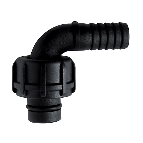 Schlauchanschlussstück für Elektropumpen CEMO Cematic Blue, DN 19, 90° Winkel