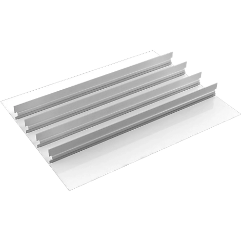 Schubladeneinsatz Treston, 4 Mittelplatten, B 900 mm, für Serie 90 mit H 75 mm