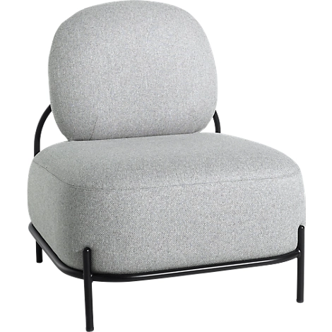 Sessel ADMIRAAL, Retro-Look, B 665 x T 710 x H 770 mm, grau