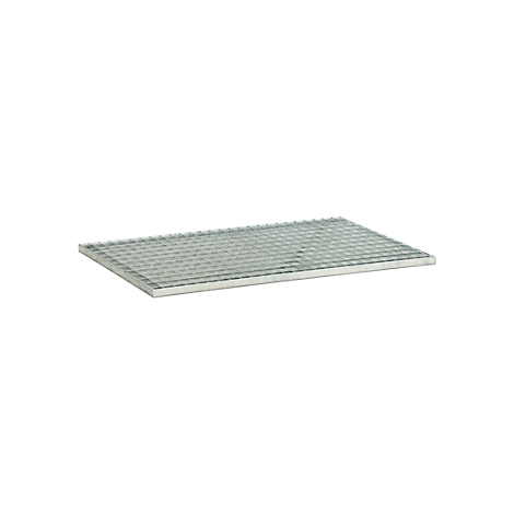 Stahlgitterrost für PE-Palettenauffangwannen CEMO 220/2, 425/4 und 425/4e, B 1200 x T 800 x H 30 mm, bis 600 kg