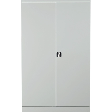 Stahlschrank, H 1950 x B 1200 x T 420 mm, lichtgrau 7035