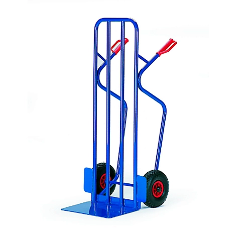 Stapelkarre extra breit, Tragkraft 250 kg, Luft-Bereifung