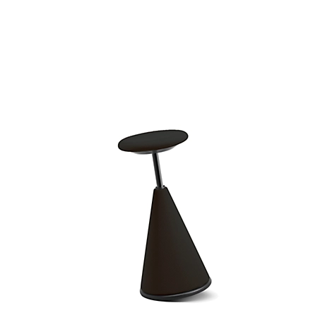 Stehhocker giroflex 10, gepolstert, 640-810 mm Sitzhöhe, schwarz