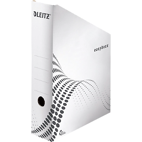 Stehsammler Leitz easyboxx 6140 80 mm, A4, für ca. 700 Blatt, Hochkant, Griffloch, 25 Stück