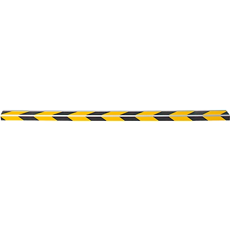 Stufenprofile CleanGrip, Schraubvariante, zur Markierung von Treppenstufen nach DIN 18040, L 1000 x B 60 x H 30 mm, schwarz/gelb