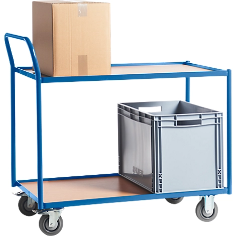 Tischwagen, 2 Etagen, L 790 x B 490 mm – Bild 2