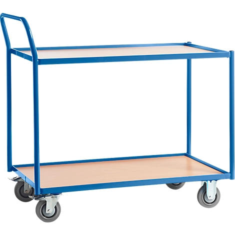 Tischwagen, 2 Etagen, L 790 x B 490 mm – Bild 3