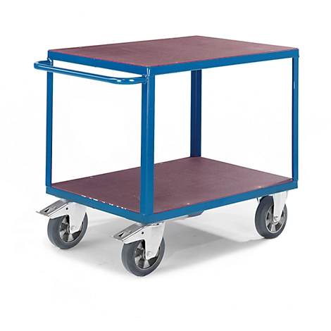 Tischwagen, 2 Ladeflächen, 1600 x 800 mm, Tragkraft 1200 kg