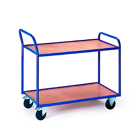 Tischwagen mit 2 Etagen, 790 x 490 mm