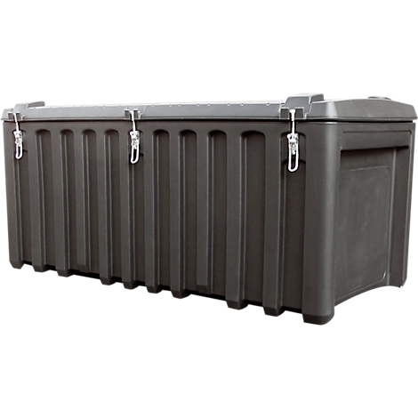 Transport- und Pritschenbox CEMO CEMbox 750, Polyethylen, 750 l, L 1700 x B 840 x H 800 mm, stapelbar, anthrazit