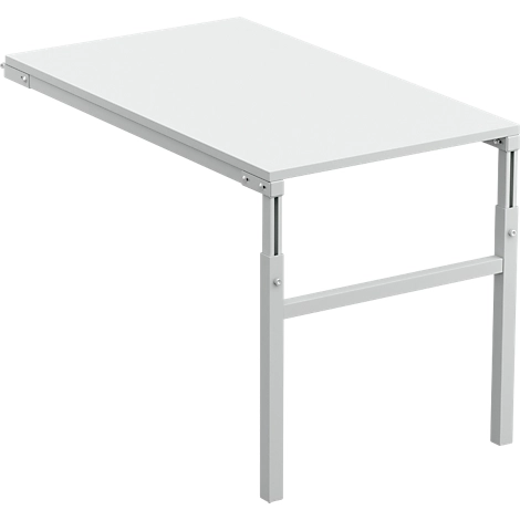 Treston Winkelanbautisch TP 712K ESD, für Grundtisch Serie TP/TPH 1000 x 500, ESD-leitfähig