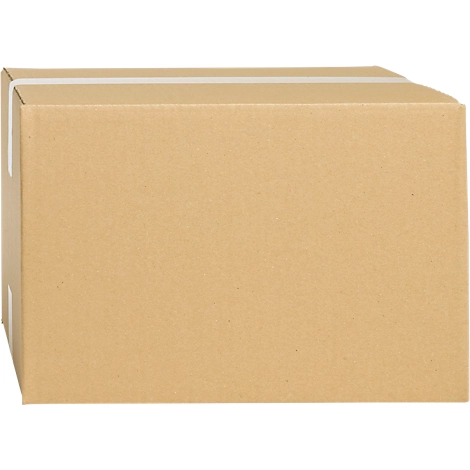 Wellpapp-Faltkartons, 1-wellig, 325 x 295 x 160 mm, braun