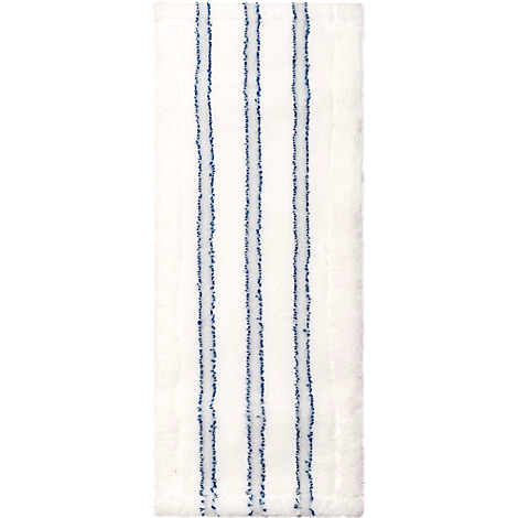 Wischmopp Bezug Sprintus Premium, Mikrofaser/Borste, mit Laschen, B 400 mm, 5 Stück, weiß/blau